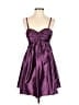 Unbranded 100% Polyester Purple Cocktail Dress Size 4 - photo 1