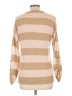 Hem & Thread 100% Acrylic Stripes Tan Pullover Sweater Size L - photo 2