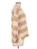 Hem & Thread 100% Acrylic Stripes Tan Pullover Sweater Size L - photo 4