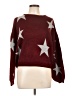 Assorted Brands 100% Acrylic Stars Burgundy Pullover Sweater Size L - photo 1