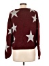 Assorted Brands 100% Acrylic Stars Burgundy Pullover Sweater Size L - photo 2