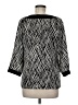 Covington 100% Polyester Black 3/4 Sleeve Blouse Size M - photo 2