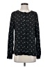 Ann Taylor LOFT Polka Dots Black Long Sleeve Blouse Size XS - photo 1