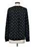 Ann Taylor LOFT Polka Dots Black Long Sleeve Blouse Size XS - photo 2