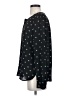 Ann Taylor LOFT Polka Dots Black Long Sleeve Blouse Size XS - photo 5