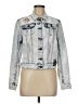YMI Graphic Silver Denim Jacket Size M - photo 1