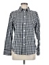J.Crew Checkered-gingham Blue Long Sleeve Button-Down Shirt Size 8 - photo 1