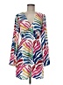 Never Fully Dressed 100% Polyester Tropical Multi Color White Casual Dress Size 6 - photo 1