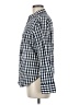 J.Crew Checkered-gingham Blue Long Sleeve Button-Down Shirt Size 8 - photo 5