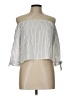 Unbranded Silver 3/4 Sleeve Blouse Size L (estimated) - photo 1