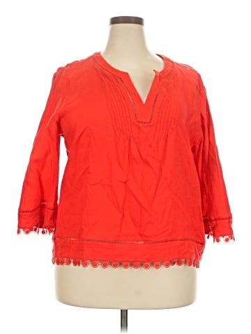 Lauren by Ralph Lauren 3/4 Sleeve Blouse (view 1)