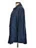 Express Blue 3/4 Sleeve Button-Down Shirt Size L - photo 5