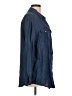 Express Blue 3/4 Sleeve Button-Down Shirt Size L - photo 4