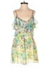 Topshop 100% Polyester Floral Green Romper Size 4 - photo 1