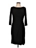 Evan Picone Solid Black Cocktail Dress Size 10 - photo 1