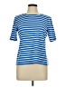 Talbots 100% Pima Cotton Blue Short Sleeve Top Size L (petite) - photo 1