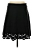 Ann Taylor LOFT Solid Black Casual Skirt Size 4 - photo 2
