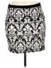 Forenza Print Black Formal Skirt Size 6 - photo 1