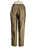 Ann Taylor 100% Silk Metallic Gold Khakis Size 6 - photo 2