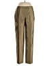 Ann Taylor 100% Silk Metallic Gold Khakis Size 6 - photo 1