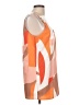 Unbranded 100% Polyester Orange Sleeveless Blouse Size L - photo 4