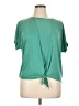 Apt. 9 Green Short Sleeve Top Size XL - photo 1