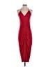 Zara Solid Red Cocktail Dress Size S - photo 1
