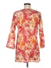 Dolma 100% Polyester Orange 3/4 Sleeve Blouse Size M (estimated) - photo 2