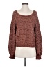 Free People Tweed Brown Pullover Sweater Size S - photo 1