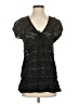 Velvet Black Short Sleeve Blouse Size XXS (estimated) - photo 1