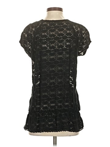 Velvet Short Sleeve Blouse (view 2)