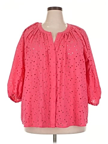 Calypso St. Barth 3/4 Sleeve Blouse (view 1)