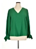 CeCe Green Long Sleeve Blouse Size XL - photo 1