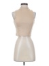 Shein Tan Sleeveless Top Size 4 - photo 1