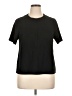 Saint + Sofia Black Short Sleeve T-Shirt Size 14 - photo 1