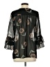 CAbi 100% Polyester Black 3/4 Sleeve Blouse Size S - photo 2