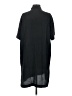 Athleta 100% Silk Black Short Sleeve Polo Size S - photo 2