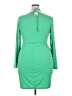 rue21 Solid Green Cocktail Dress Size 2X - photo 2