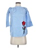 Jadore Blue 3/4 Sleeve Blouse Size 2 - photo 1