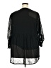 Unbranded 100% Polyester Black 3/4 Sleeve Blouse Size 2X (estimated) - photo 2