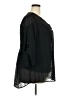 Unbranded 100% Polyester Black 3/4 Sleeve Blouse Size 2X (estimated) - photo 4