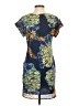 Collective Concepts 100% Polyester Paisley Blue Casual Dress Size S - photo 2