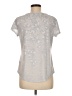 Simply Vera Vera Wang Silver Short Sleeve Top Size M (petite) - photo 2
