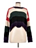 LUV LANE Color Block Purple Pullover Sweater Size L - photo 1