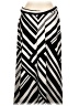 Allison Taylor Stripes Black Casual Skirt Size L - photo 1