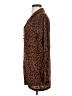 Free People 100% Polyester Animal Print Brown Kimono Size 0 - photo 5