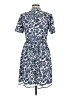 MICHAEL Michael Kors 100% Polyester Paisley Blue Casual Dress Size 8 - photo 2