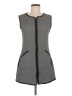 Sophie Max Houndstooth Gray Casual Dress Size M - photo 1