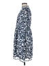 MICHAEL Michael Kors 100% Polyester Paisley Blue Casual Dress Size 8 - photo 5