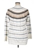 Calvin Klein Chevron-herringbone Ivory Turtleneck Sweater Size XL - photo 2